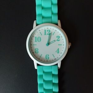 New Teal Women's Silicone Watch